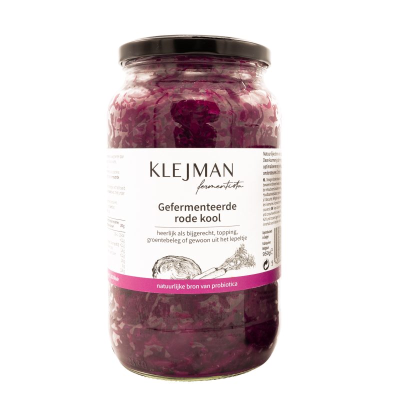Gefermenteerde rode kool groot bokaal