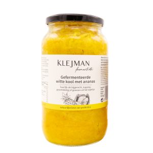 Gefermenteerde witte kool met ananas groot bokaal