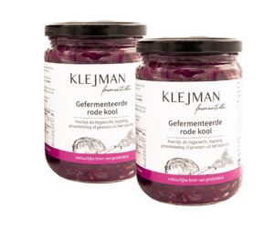 Gefermenteerde rode kool - 2 bokalen