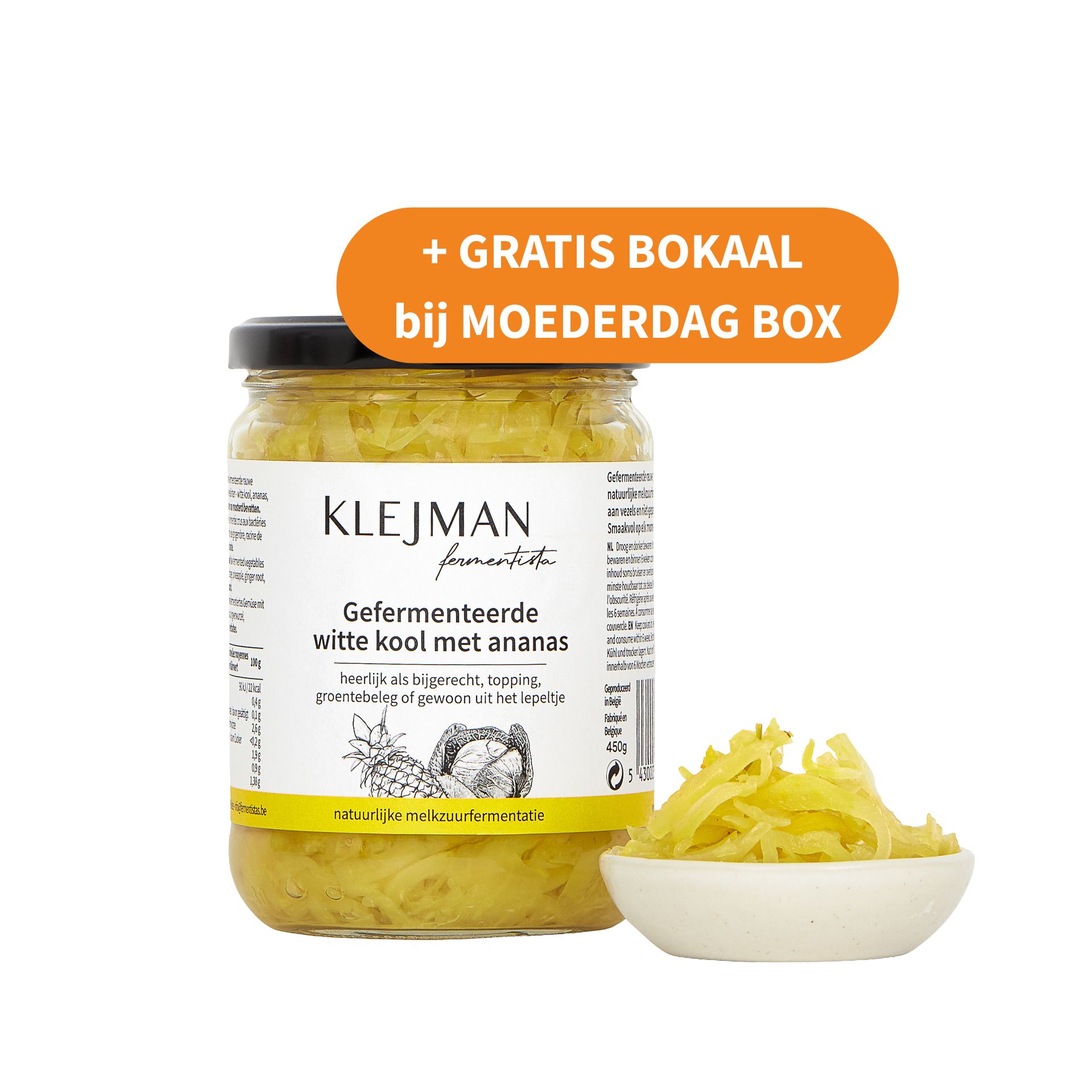 MOEDERDAG BOX: Fermentista Box met gratis pot gefermenteerde witte kool met ananas - Afbeelding 3
