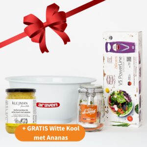 MOEDERDAG BOX: Fermentista Box met gratis pot gefermenteerde witte kool met ananas