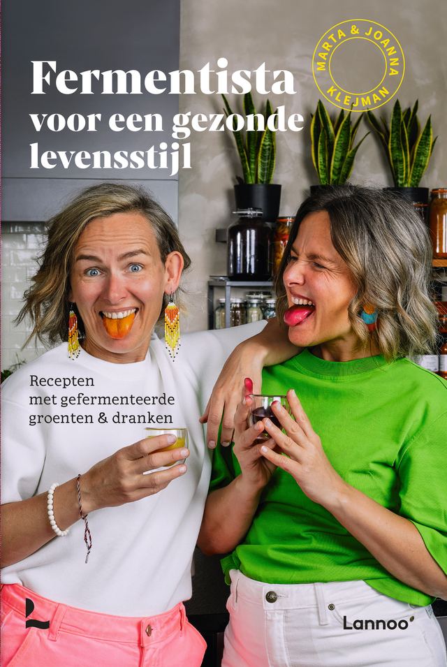 Voorkant van het boek Fermentista, voor een gezonde levensstijl, van Marta en Joanna Klejman